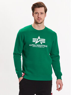 Alpha Industries Alpha Industries Sweatshirt Basic 178302 Vert Regular Fit