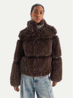 Patrizia Pepe Patrizia Pepe Blană 2O0174 E077 Maro Regular Fit