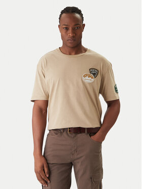 Guess Guess T-Shirt M6RI07 KBW41 Μπεζ Regular Fit