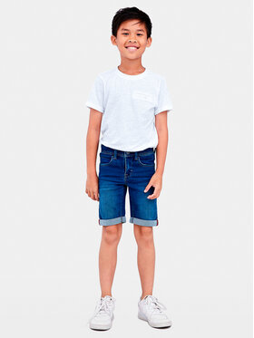 NAME IT NAME IT Džínsové šortky Sofus 13150022 Tmavomodrá Slim Fit