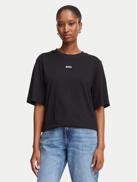 BOSS BOSS T-krekls Enis 50523256 Melns Regular Fit
