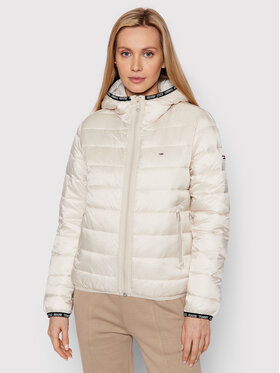 Tommy Jeans Tommy Jeans Giubbotto invernale Quilted DW0DW09350 Beige Relaxed Fit
