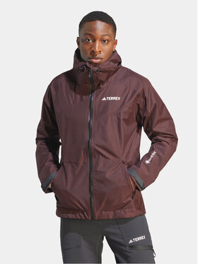 adidas adidas Куртка outdoor Terrex Xperior GORE-TEX Paclite Rain IB4260 Коричневий Regular Fit