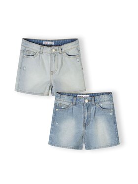 minoti minoti Szorty jeansowe 30SHORT152 Granatowy Regular Fit