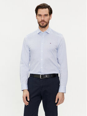 Tommy Hilfiger Tommy Hilfiger Koszula MW0MW33826 Niebieski Slim Fit