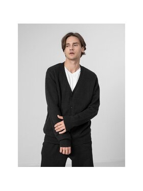 Outhorn Outhorn Sweter TSWEM008 Czarny Regular Fit