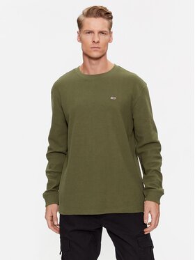 Tommy Jeans Tommy Jeans Longsleeve DM0DM15041 Grün Classic Fit