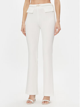 Rinascimento Rinascimento Hlače CFC0117520003 Bijela Bootcut Fit