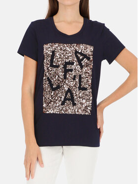 L’AF L’AF T-Shirt Paris Granatowy Regular Fit