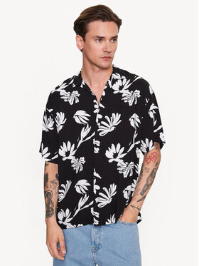 Jack&Jones Jack&Jones Košile Luke 12233536 Černá Relaxed Fit