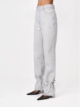 La Mania La Mania Jeansy KAEL Szary jasny Basic Fit