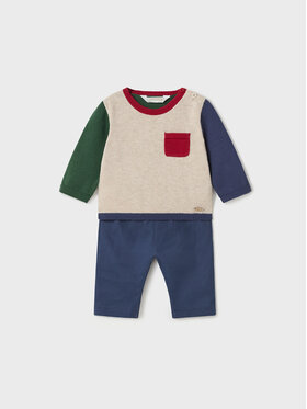 Mayoral Mayoral Completo pullover e pantaloni di tessuto 2.521 Multicolore Regular Fit