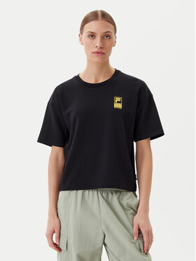 Fila Fila T-Shirt Lisakovsk FAW1044 Μαύρο Loose Fit