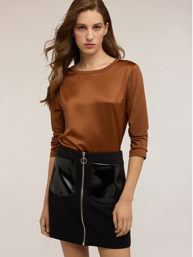 Motivi Motivi T-shirt G064W703440N022 Arancione Regular Fit