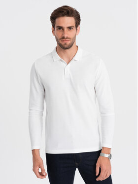 Ombre Ombre Longsleeve OM-POBL-0114 Biały Fitting Fit
