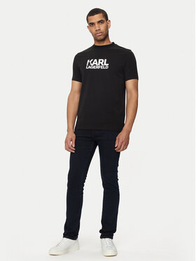 KARL LAGERFELD Jeans Hlače 265840 543830 Modra Slim Fit