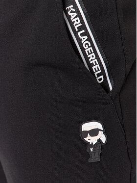 KARL LAGERFELD Spodnji Del Trenirke 705896 500900 Črna Regular Fit