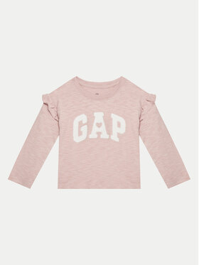 Gap Gap Bluzka 626254 Różowy Regular Fit