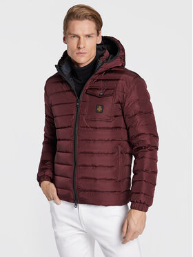 RefrigiWear RefrigiWear Vatovaná bunda Hunter G92700 NY0185 Bordó Regular Fit