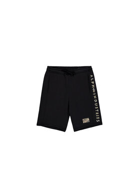 Alpha Industries Alpha Industries Szorty Camo Jogger Short Czarny Regular Fit