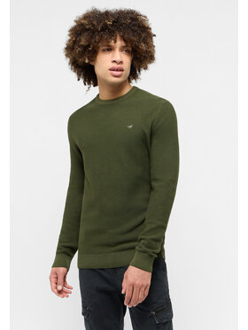 Mustang Mustang Sweter ELLIOT Zielony Regular Fit