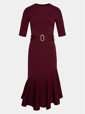 Ted Baker Ted Baker Pletena obleka Samalee 271307 Bordo rdeča Regular Fit