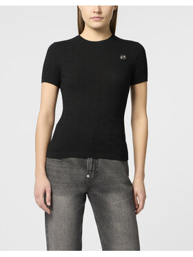 PHILIPP PLEIN PHILIPP PLEIN T-Shirt 30029 Czarny Regular Fit