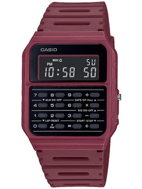 Casio Casio Zegarek CA-53WF-4BEF Bordowy