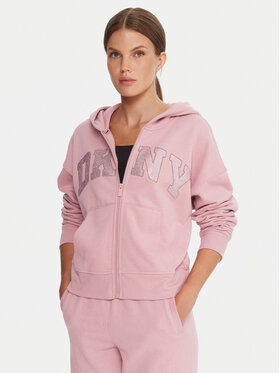 DKNY Sport DKNY Sport Džemperis ar kapuci DP5J9670 Rozā Regular Fit