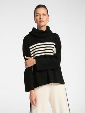 Elena Mirò Elena Mirò Kardigan M447Z000575N0A2 Czarny A-Line Fit