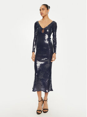 BARDOT BARDOT Sukienka koktajlowa 58859DB Granatowy Regular Fit