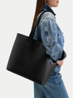 Guess Jeans Guess Jeans Ročna torba CWBEO-GUESS-B-010-09 Črna