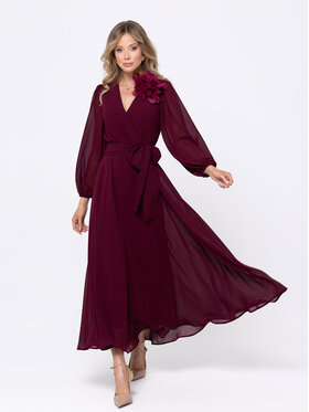 LIDIA KALITA LIDIA KALITA Sukienka wieczorowa Sydney Czerwony Long Fit