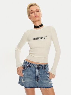 Miss Sixty Miss Sixty Blúzka 6L3RJ7291000 Écru Regular Fit