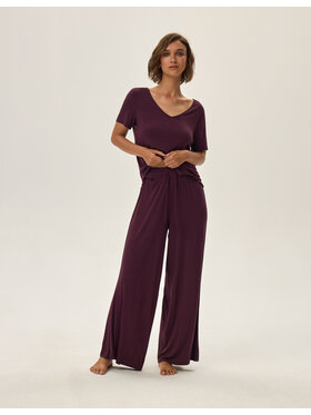 Esotiq Esotiq Piżama 42062 Fioletowy Regular Fit