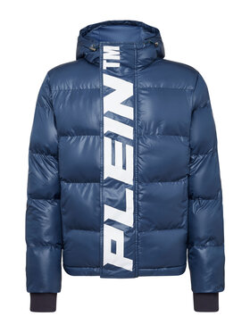 PHILIPP PLEIN PHILIPP PLEIN Vatovaná bunda 361 Modrá Regular Fit