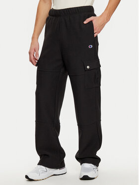 Champion Champion Pantaloni trening 220710 Negru Loose Fit