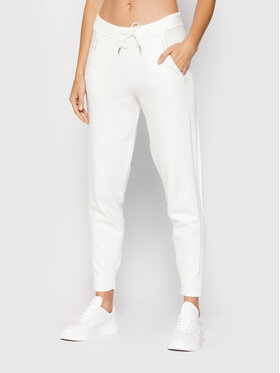 Calvin Klein Calvin Klein Teplákové kalhoty Essential Rib K20K203347 Bílá Slim Fit