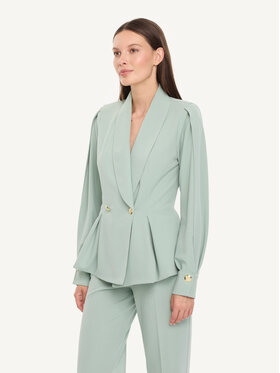 KMX KMX Marynarka 107770022 Zielony Fitted Fit