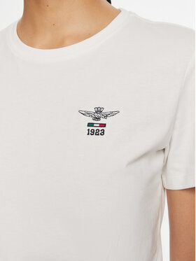 Aeronautica Militare T-shirt 242TS2301DJ59 Bijela Regular Fit