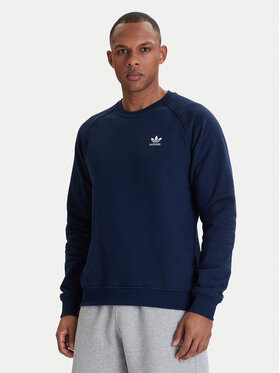 adidas adidas Felpa Trefoil Essentials IY4935 Blu scuro Regular Fit