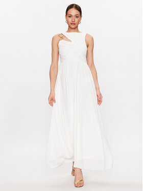 Rinascimento Rinascimento Официална рокля CFC0018963002 Бял Regular Fit