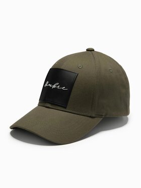 Ombre Ombre Czapka z daszkiem OM-ACCS-0101 Khaki