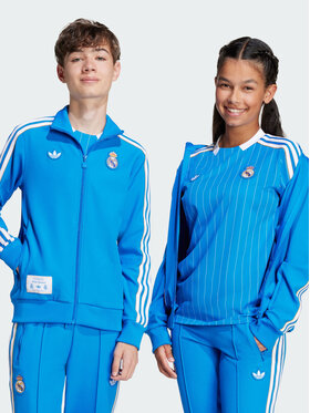 adidas adidas Kurtka wielofunkcyjna Real Madrid Terrace Icons Niebieski jasny Regular Fit