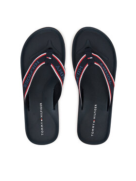 Tommy Hilfiger Tommy Hilfiger Žabky Comfort Hilfiger Beach Sandal FM0FM05510 Tmavomodrá