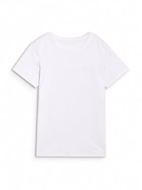 4F 4F T-Shirt BASIC+ Λευκό Regular Fit