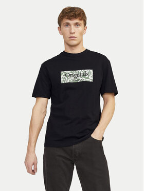 Jack&Jones Jack&Jones Marškinėliai Lafayette 12250436 Juoda Relaxed Fit
