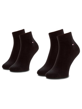 Tommy Hilfiger Tommy Hilfiger Комплект 2 чифта къси чорапи мъжки 342025001 Черен