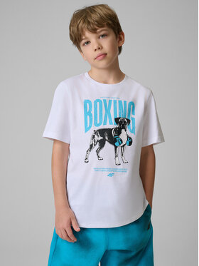 4F 4F T-Shirt STREET SPORT Biały Regular Fit
