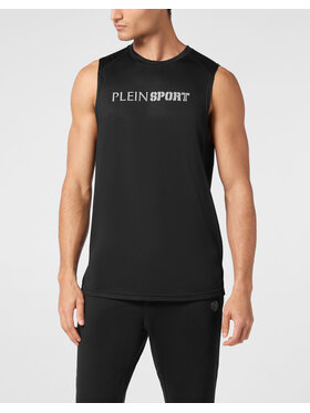 Plein Sport Plein Sport Tank top 22979 Czarny Regular Fit